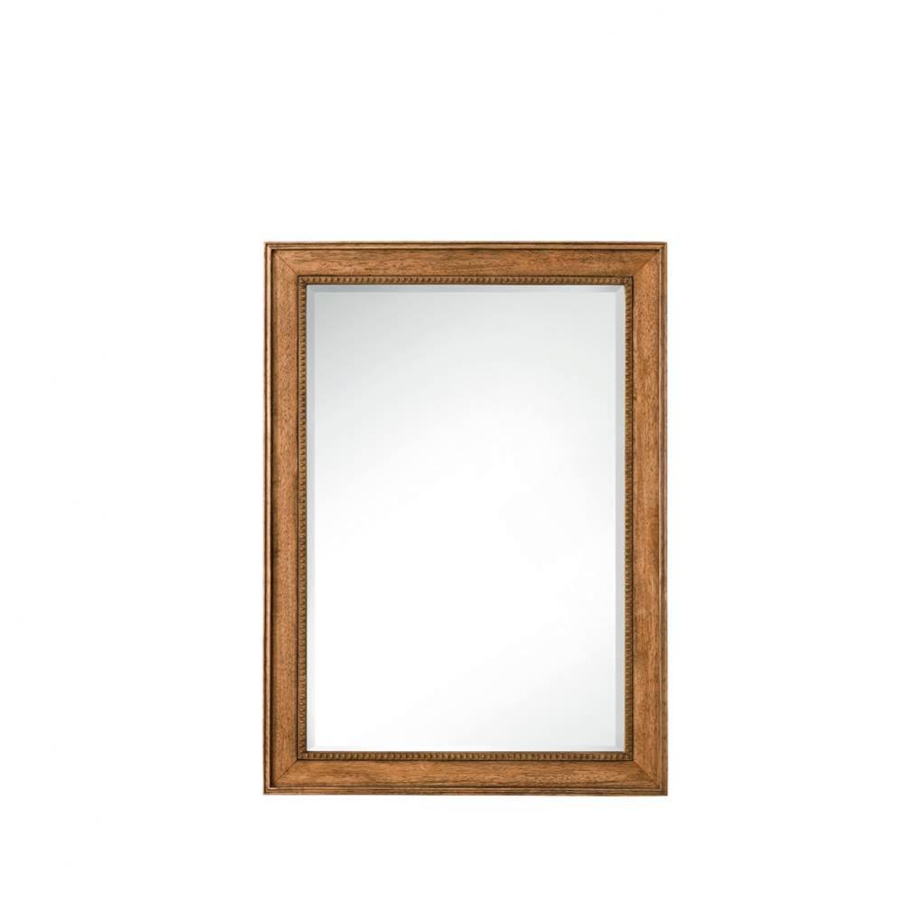 Bristol 29&apos;&apos; Rectangular Mirror, Saddle Brown