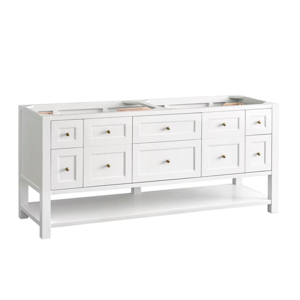 Breckenridge 72&apos;&apos; Double Vanity Base Only, Bright White