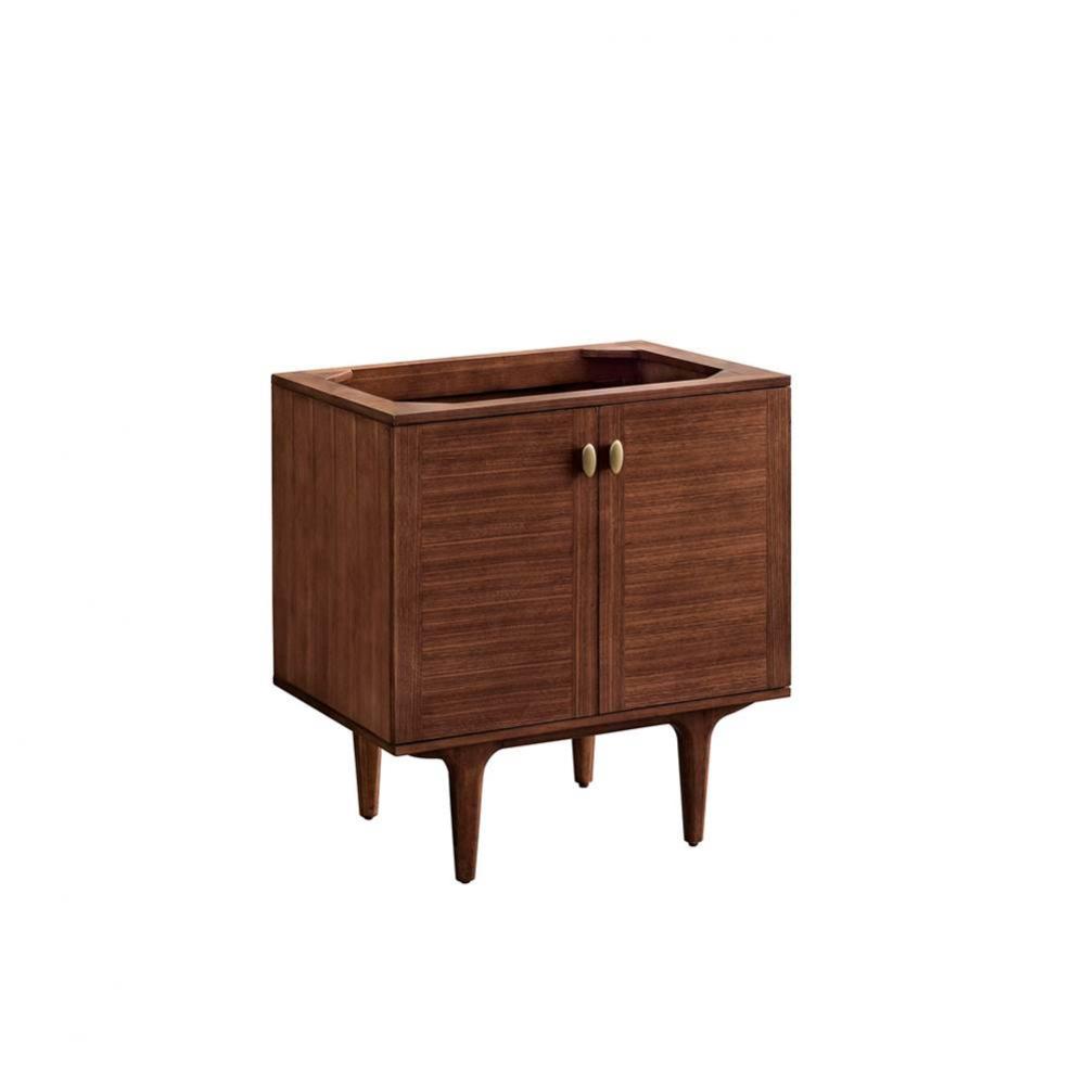 Amberly 30&apos;&apos; Single Vanity Cabinet, Mid-Century Walnut