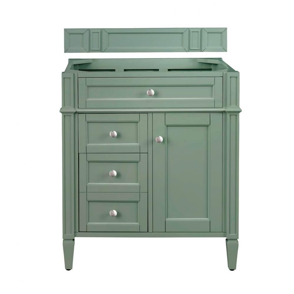 Brittany 30&apos;&apos; Single Vanity Cabinet, Smokey Celadon