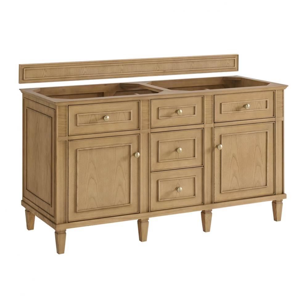 Lorelai 60&apos;&apos; Double Vanity, Light Natural Oak