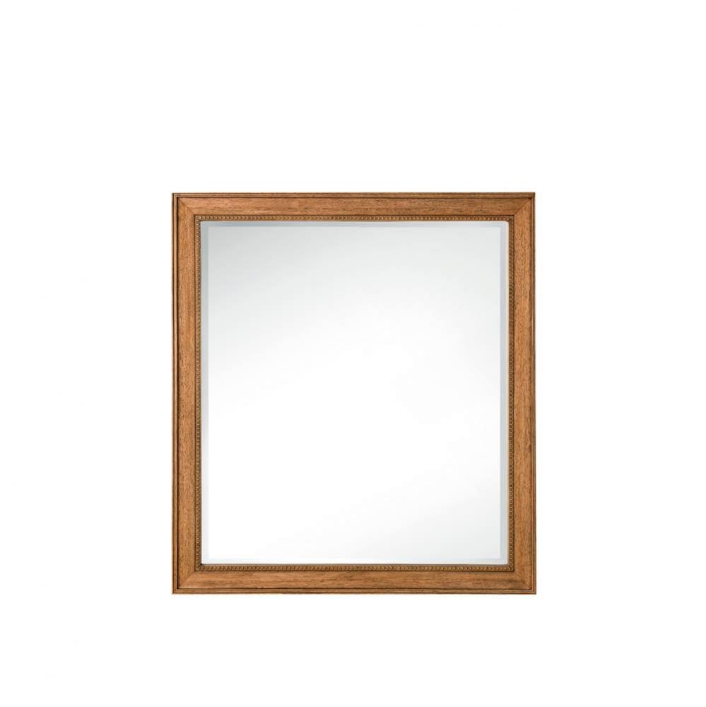 Bristol 44&apos;&apos; Rectangular Mirror, Saddle Brown