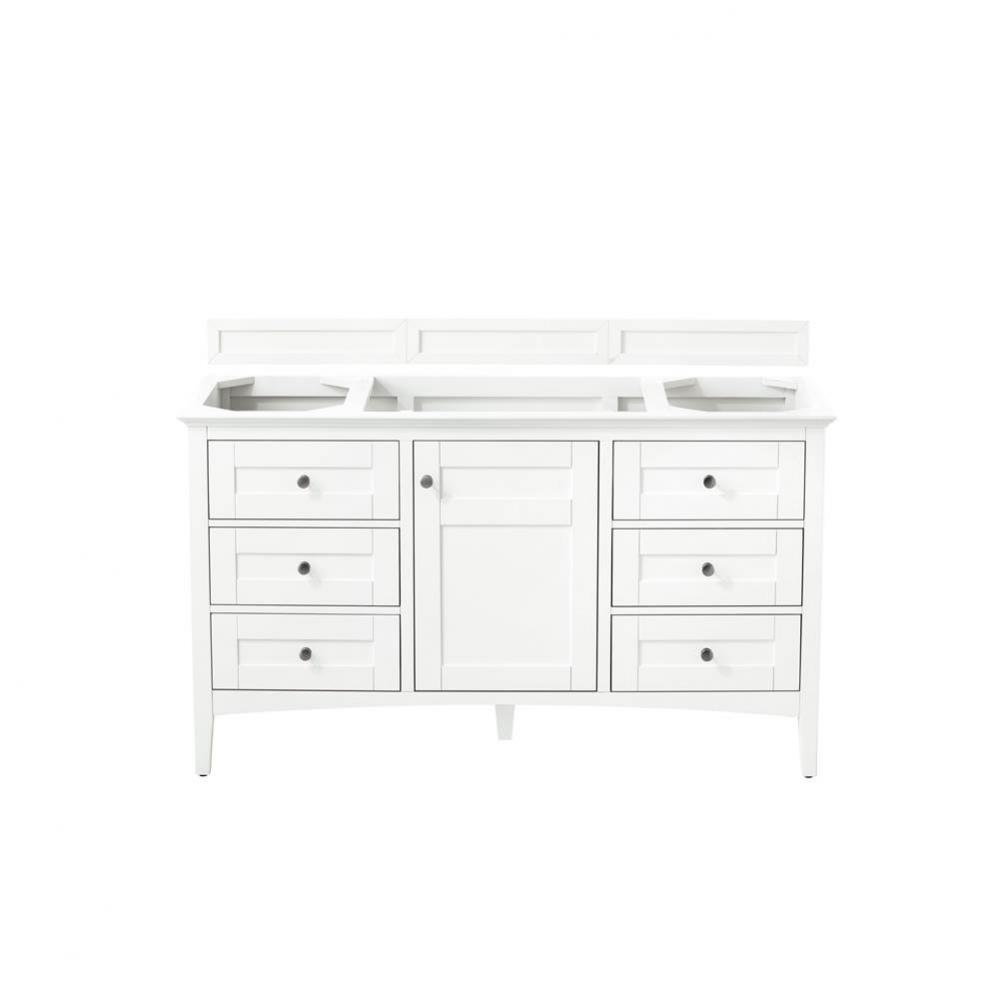 Palisades 60&apos;&apos; Single Vanity, Bright White