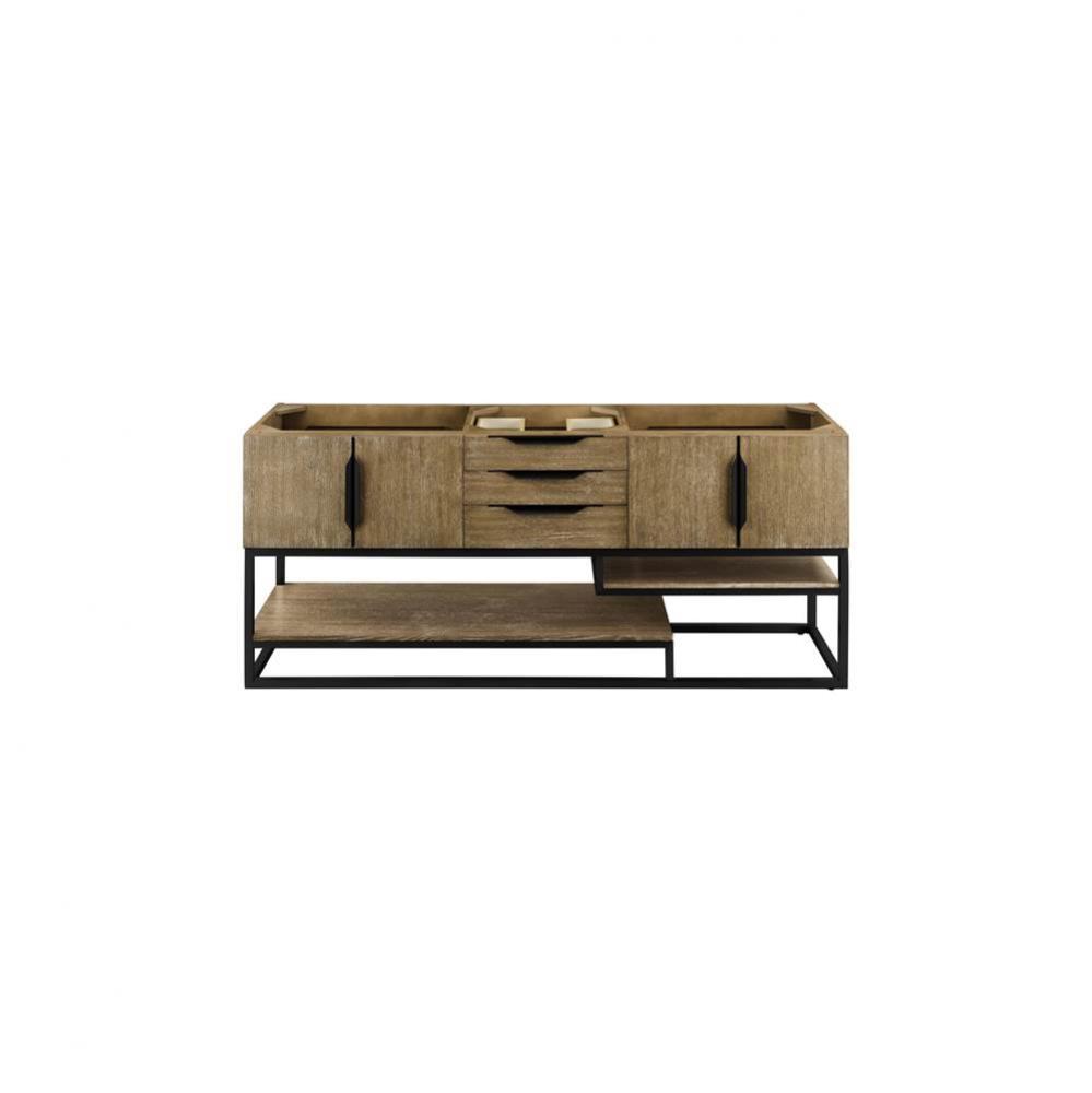 Columbia 72&apos;&apos; Vanity, Latte Oak, Matte Black