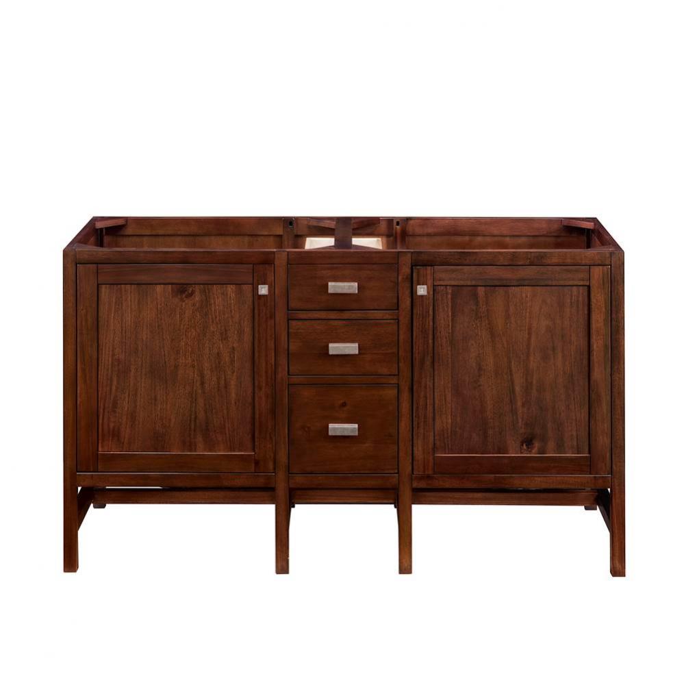 Addison 60&apos;&apos; Double Vanity Cabinet, Mid-Century Acacia