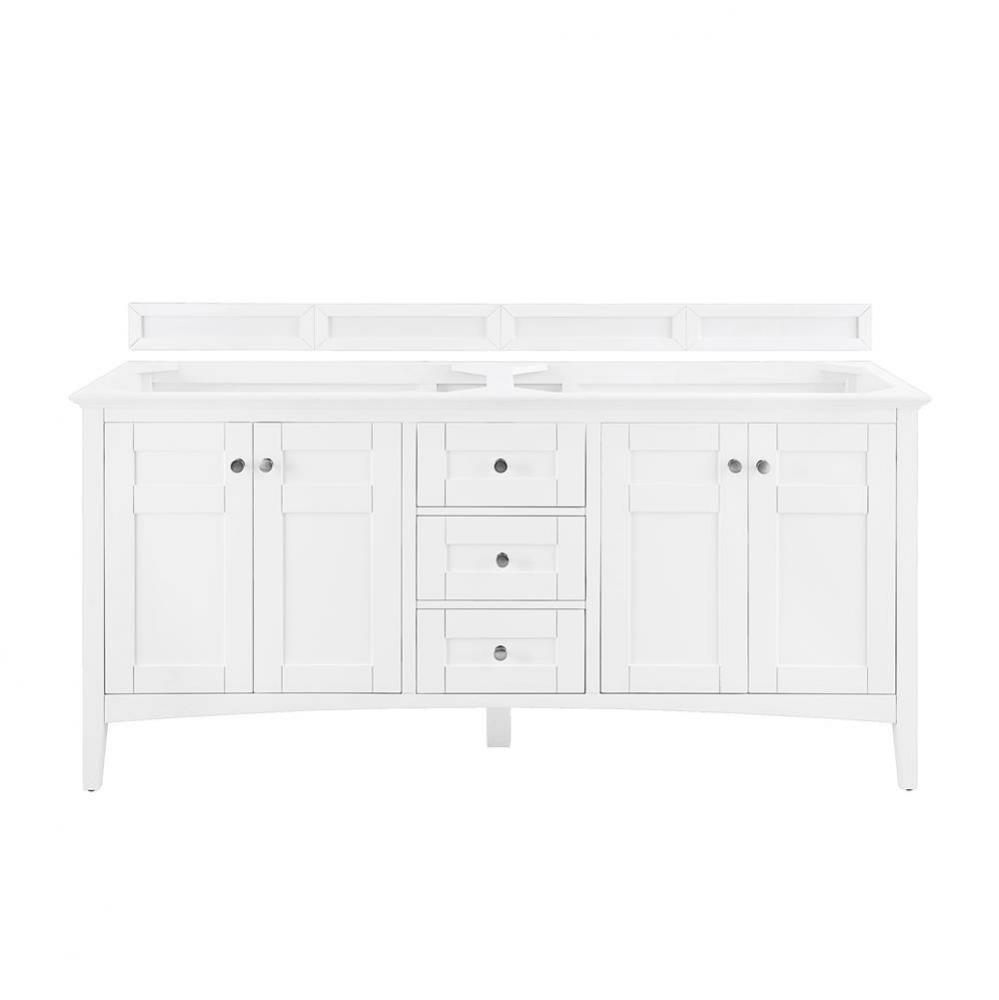 Palisades 72&apos;&apos; Double Vanity, Bright White