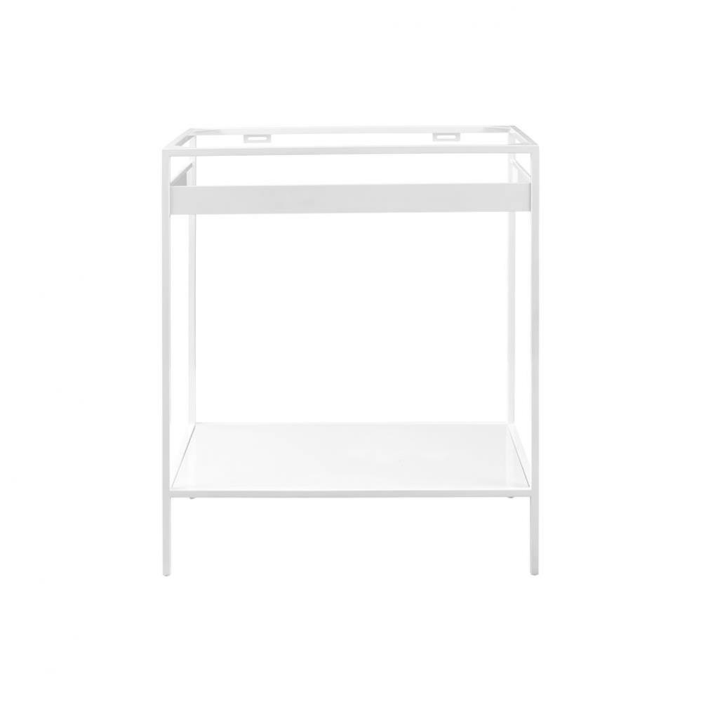 Como 27.6&apos;&apos; Sink Console, Glossy White