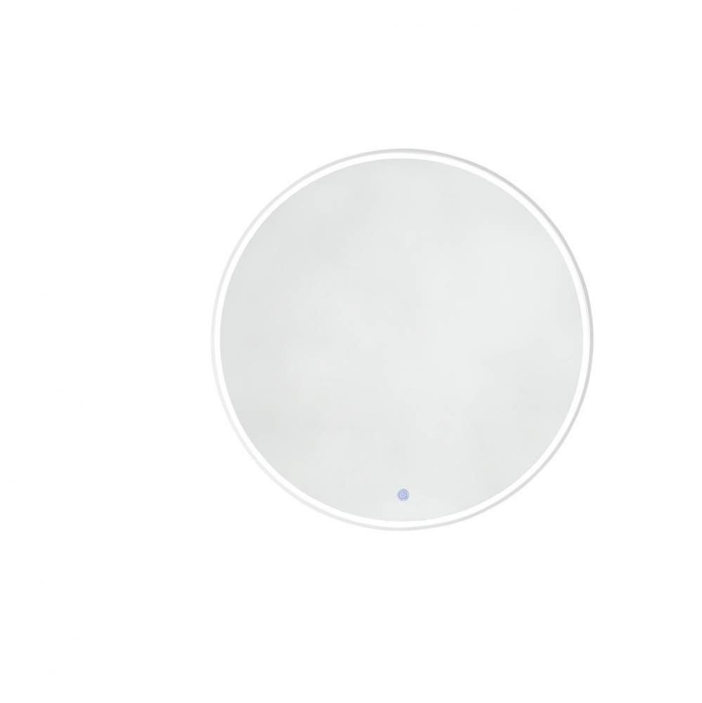 Cirque 42&apos;&apos; Mirror, Glossy White