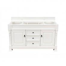 James Martin Vanities 147-V60S-BW - Brookfield 60'' Bright White Single Vanity