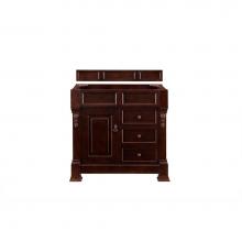 James Martin Vanities 147-114-5566 - Brookfield 36'' Burnished Mahogany Single Vanity