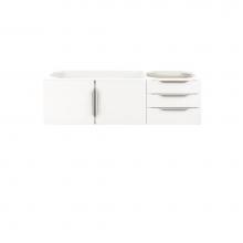 James Martin Vanities 983-V48-GW - Columbia 48'' Single Vanity Cabinet, Glossy White, No Hardware