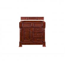 James Martin Vanities 147-114-5586 - Brookfield 36'' Warm Cherry Single Vanity