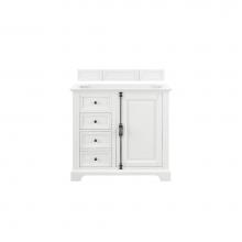 James Martin Vanities 238-105-V36-BW - Providence 36'' Single Vanity Cabinet, Bright White