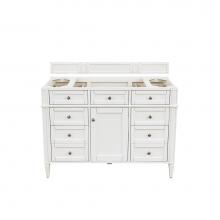 James Martin Vanities 650-V48-BW - Brittany 48'' Bright White Single Vanity