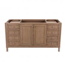 James Martin Vanities 305-V60S-WWW - Chicago 60'' Single Vanity Cabinet, Whitewashed Walnut