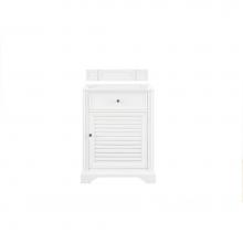 James Martin Vanities 238-104-V26-BW - Savannah 26'' Single Vanity Cabinet, Bright White