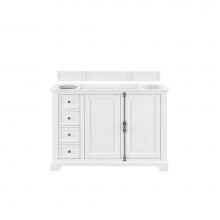 James Martin Vanities 238-105-V48-BW - Providence 48'' Single Vanity Cabinet, Bright White