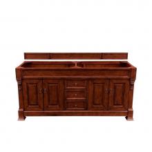 James Martin Vanities 147-114-5781 - Brookfield 72'' Warm Cherry Double Vanity