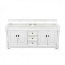 James Martin Vanities 147-V72-BW - Brookfield 72'' Bright White Double Vanity