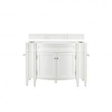 James Martin Vanities 650-V46-BW - Brittany 46'' Single Vanity Cabinet, Bright White