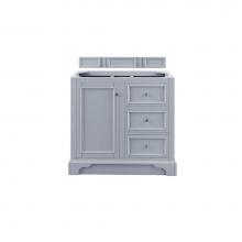 James Martin Vanities 825-V36-SL - De Soto 36'' Single Vanity Cabinet, Silver Gray