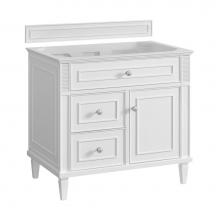 James Martin Vanities 424-V36-BW - Lorelai 36'' Single Vanity, Bright White