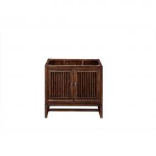 James Martin Vanities E645-V36-MCA - Athens 36'' Single Vanity Cabinet, Mid Century Acacia