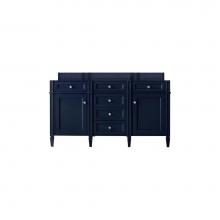 James Martin Vanities 650-V60D-VBL - Brittany 60'' Double Vanity Cabinet, Victory Blue