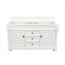 James Martin Vanities 147-V60D-BW - Brookfield 60'' Bright White Double Vanity