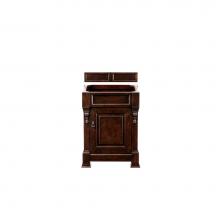 James Martin Vanities 147-114-V26-BNM - Brookfield 26'' Burnished Mahogany Single Vanity