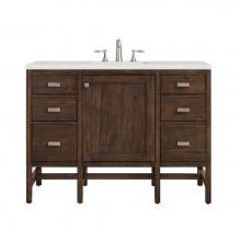 James Martin Vanities E444-V48-MCA-3LDL - Addison 48'' Single Vanity, Mid-Century Acacia w/ 3 CM Lime Delight Quartz Top