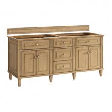 James Martin Vanities 424-V72-LNO - Lorelai 72'' Double Vanity, Light Natural Oak