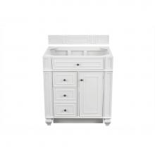 James Martin Vanities 157-V30-BW - Bristol 30'' Single Vanity, Bright White