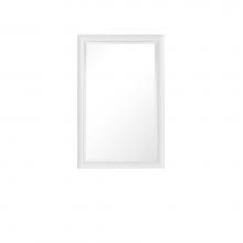 James Martin Vanities 735-M26-BW - Glenbrooke 26'' Mirror, Bright White