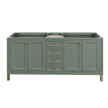 James Martin Vanities 305-V72-SC - Chicago 72'' Double Vanity Cabinet, Smokey Celadon