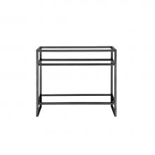 James Martin Vanities C105-V39.5-MBK - Boston 39.5'' Stainless Steel Sink Console, Matte Black