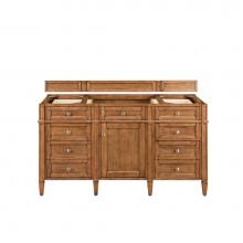 James Martin Vanities 650-V60S-SBR - Brittany 60'' Single Vanity Cabinet, Saddle Brown