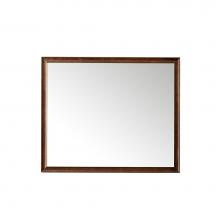 James Martin Vanities 735-M48-WLT - Glenbrooke 48'' Mirror, Mid-Century Walnut