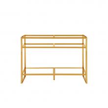 James Martin Vanities C105-V47-RGD - Boston 47'' Stainless Steel Sink Console (Double Basins), Radiant Gold