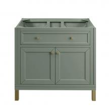 James Martin Vanities 305-V36-SC - Chicago 36'' Single Vanity Cabinet, Smokey Celadon