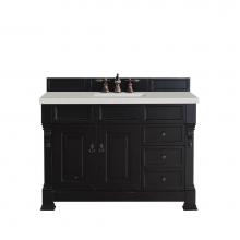 James Martin Vanities 147-114-5236-3LDL - Brookfield 48'' Single Vanity, Antique Black w/ 3 CM Lime Delight Quartz Top