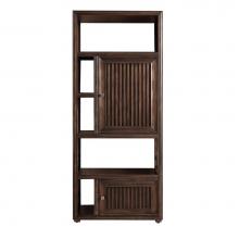 James Martin Vanities E645-BLC30-MCA - Athens 30'' Bookcase Linen Cabinet (double-sided), Mid Century Acacia