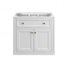 James Martin Vanities 305-V30-GW - Chicago 30'' Single Vanity Cabinet, Glossy White