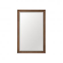 James Martin Vanities 735-M26-WWW - Glenbrooke 26'' Mirror, Whitewashed Walnut