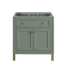 James Martin Vanities 305-V30-SC - Chicago 30'' Single Vanity Cabinet, Smokey Celadon