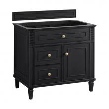 James Martin Vanities 424-V36-BKO - Lorelai 36'' Single Vanity, Black Onyx