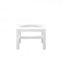 James Martin Vanities E444-ST12-GW - Addison 12''  Wooden Stand for Petite Tower Hutch, Glossy White