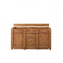 James Martin Vanities 157-V60D-SBR - Bristol 60'' Double Vanity, Saddle Brown