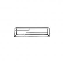 James Martin Vanities 983-B72-BNK - 72'' Cabinet base for Columbia Cabinets, Satin Nickel