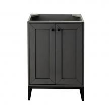 James Martin Vanities E303-V24-MG-MBK - Chianti 24'' Single Vanity Cabinet, Mineral Grey, Matte Black